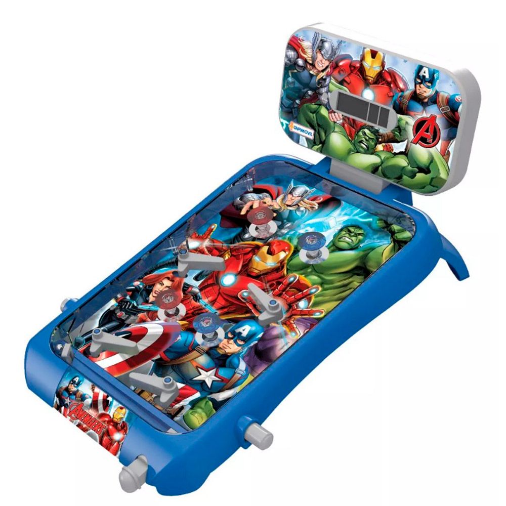 Mini Flipper De Table Marvel Heroes - 19 Pouces, Testé Et Fonctionnel, 2006