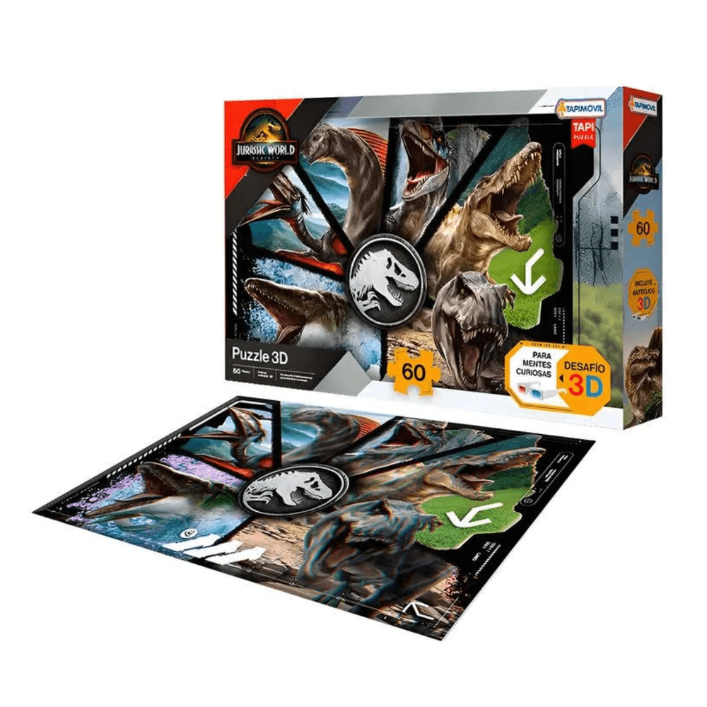 Rompecabezas 3D Jurassic World UJW11029 Tapimovil