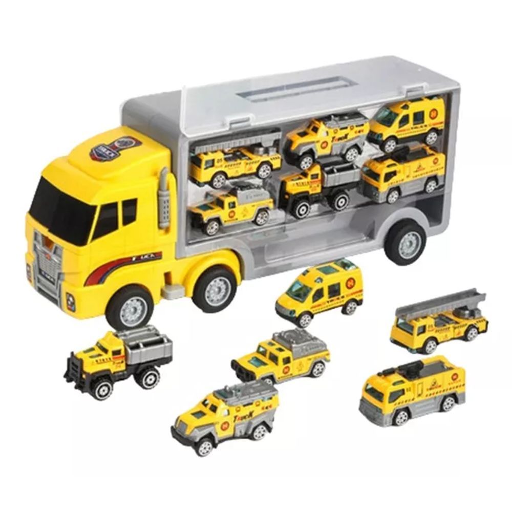 Juguete Camion Valija Autitos Rescate Babymovil