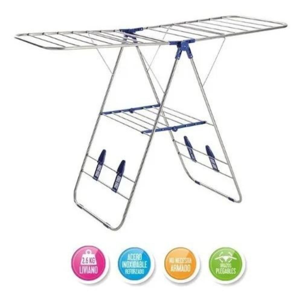 Tender Plegable Acero Inoxidable Porta Zapatillas Onebox