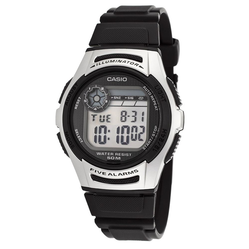 Reloj Casio W-213 1A-Negro