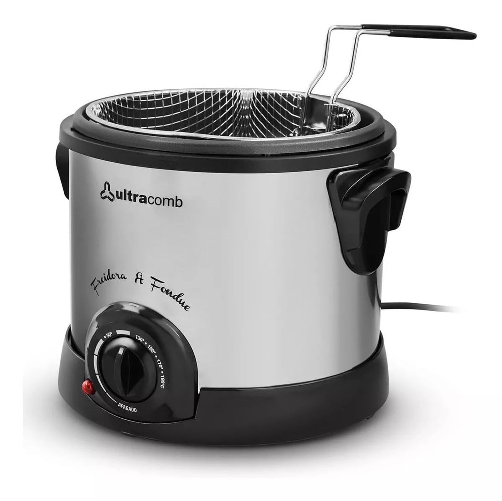 Fondue Électrique Mondial Inox FD02 – 1500W 1.5L Inox Pour Soirées Conviviales