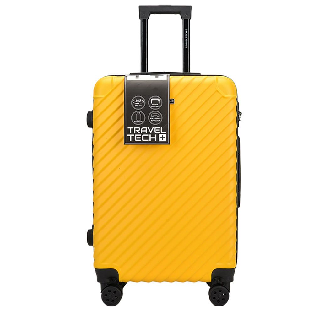 Valija Travel Tech Colores Grande Pulg Capacidad Amplia