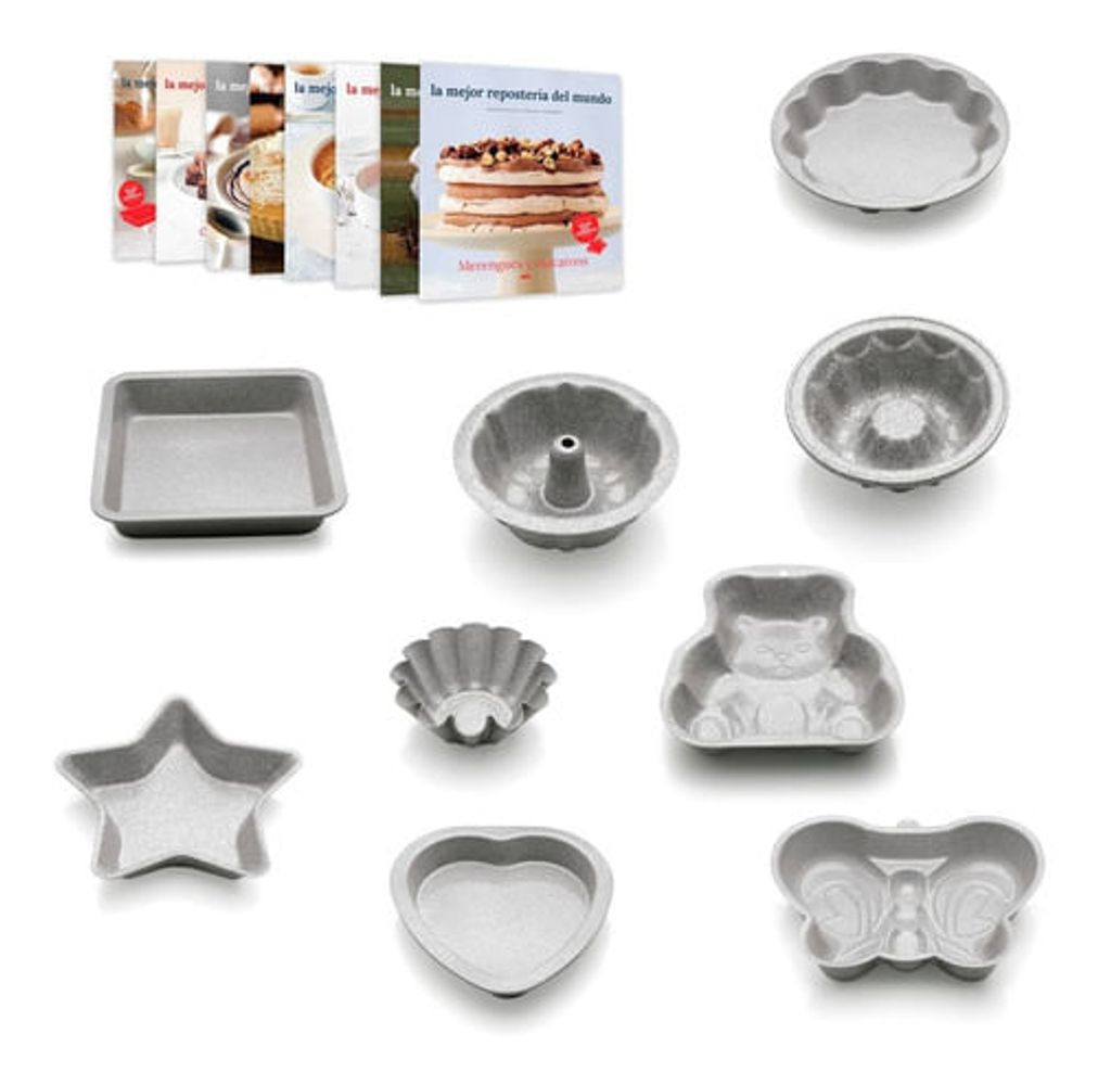 Clarín Colección Repostería Set 4 De 9 Moldes Antiadherentes
