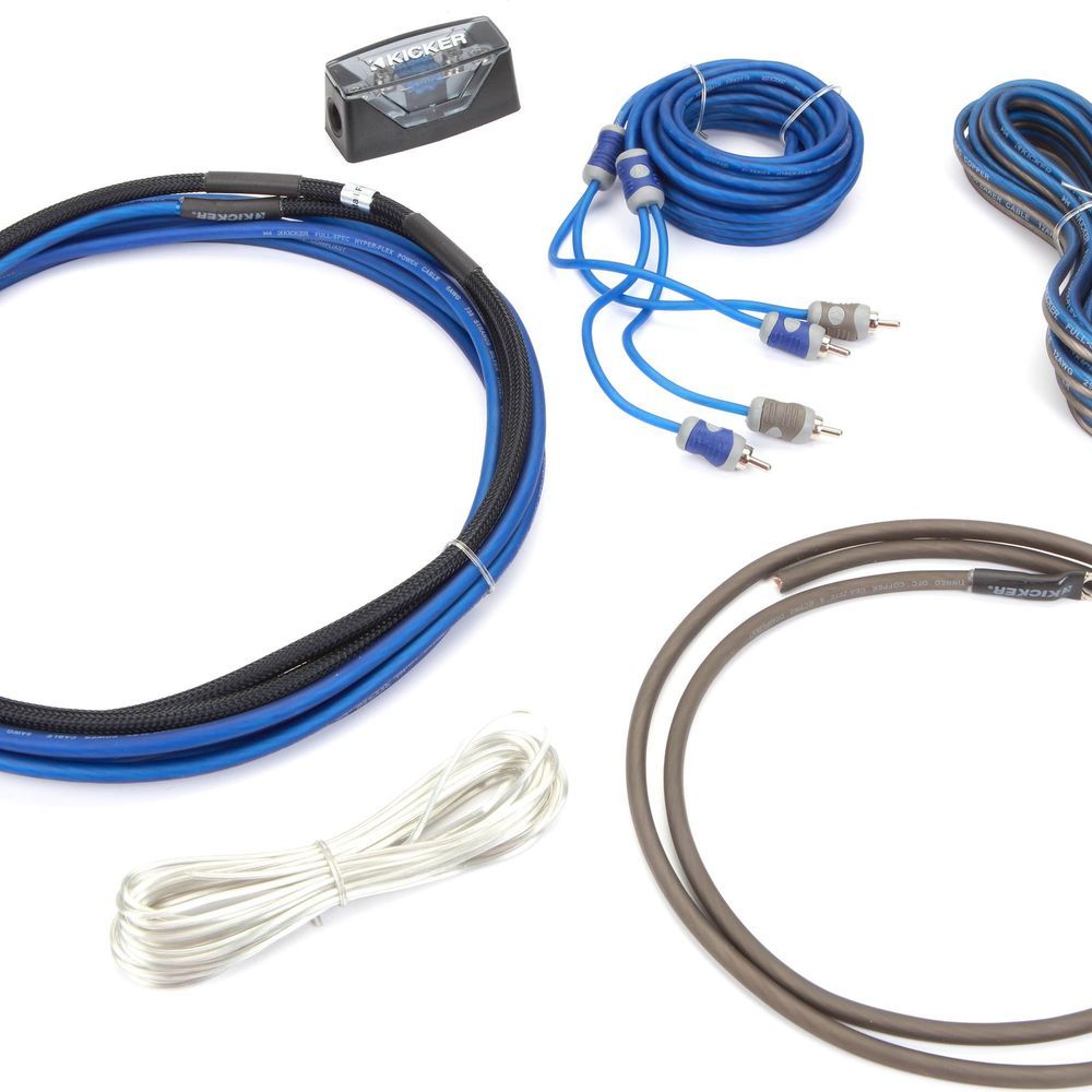 Cables Gouges Kit de Cables Kicker 8 Gauges para Potencias 2 Vias 46ck8