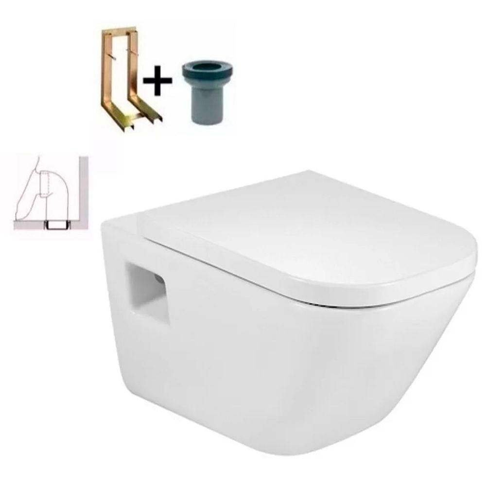 Inodoro suspendido roca GAP Kit