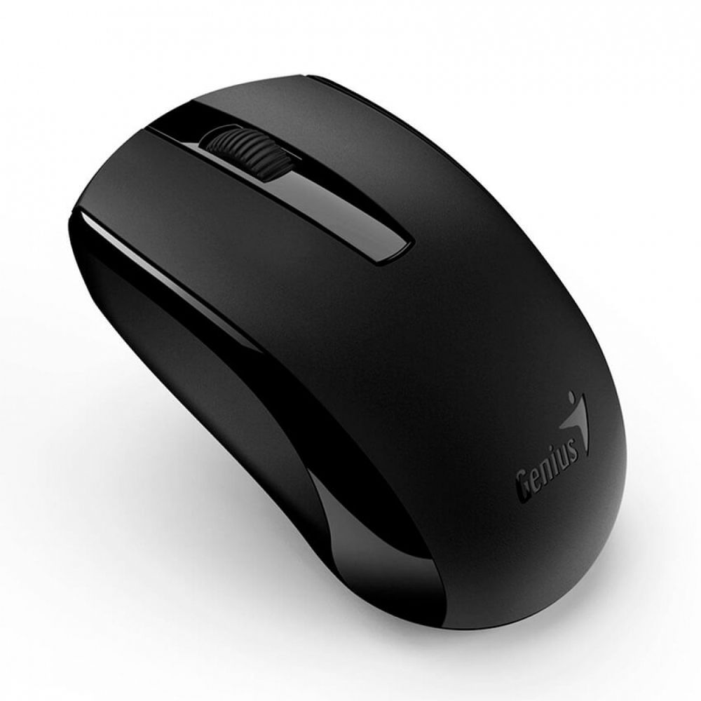 Mouse Genius Eco-8100 Wireless Black Recargable