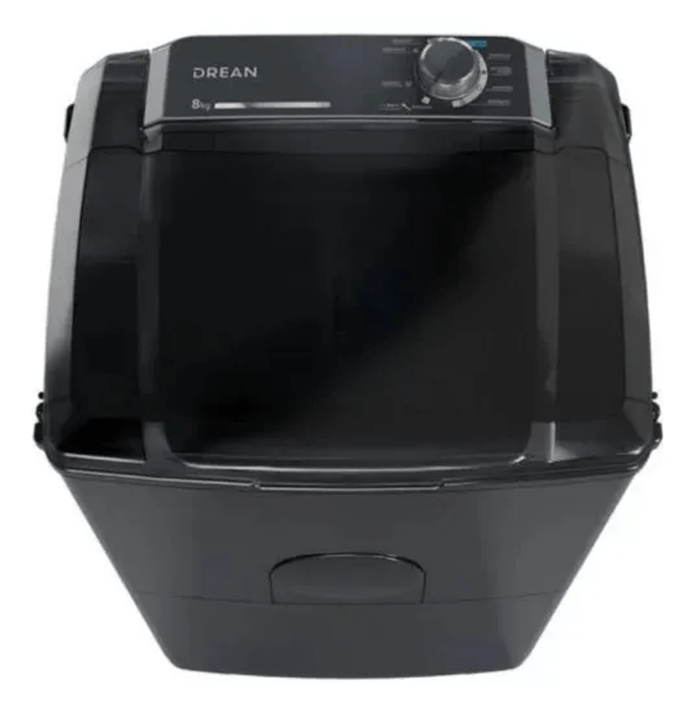 Lavarropas semiautomatico Drean 8kg negro gtia 12m