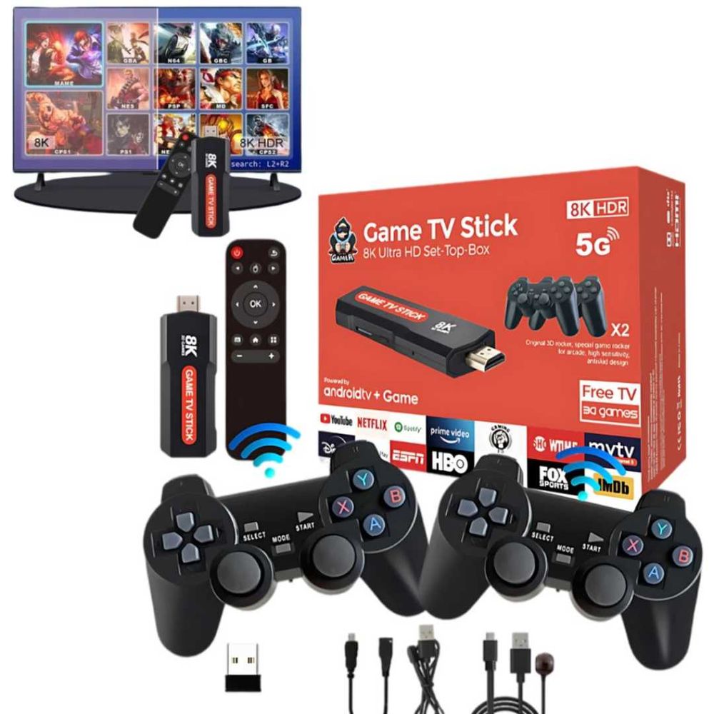 Consola Game Tv Stick +35.000 juegos +Converti en Smart LA TV +2 ...