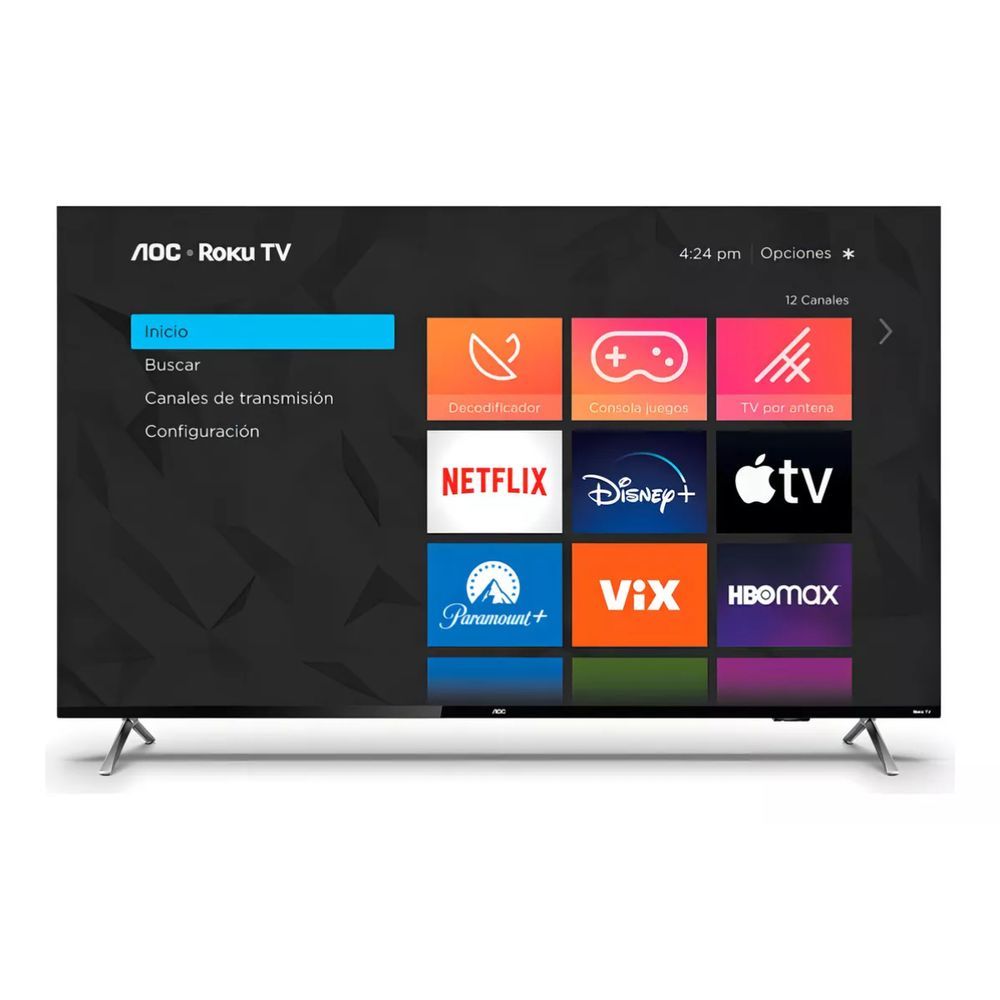 Led Smart Tv 50'' Aoc 50u612577g Roku Tv 4k Uhd
