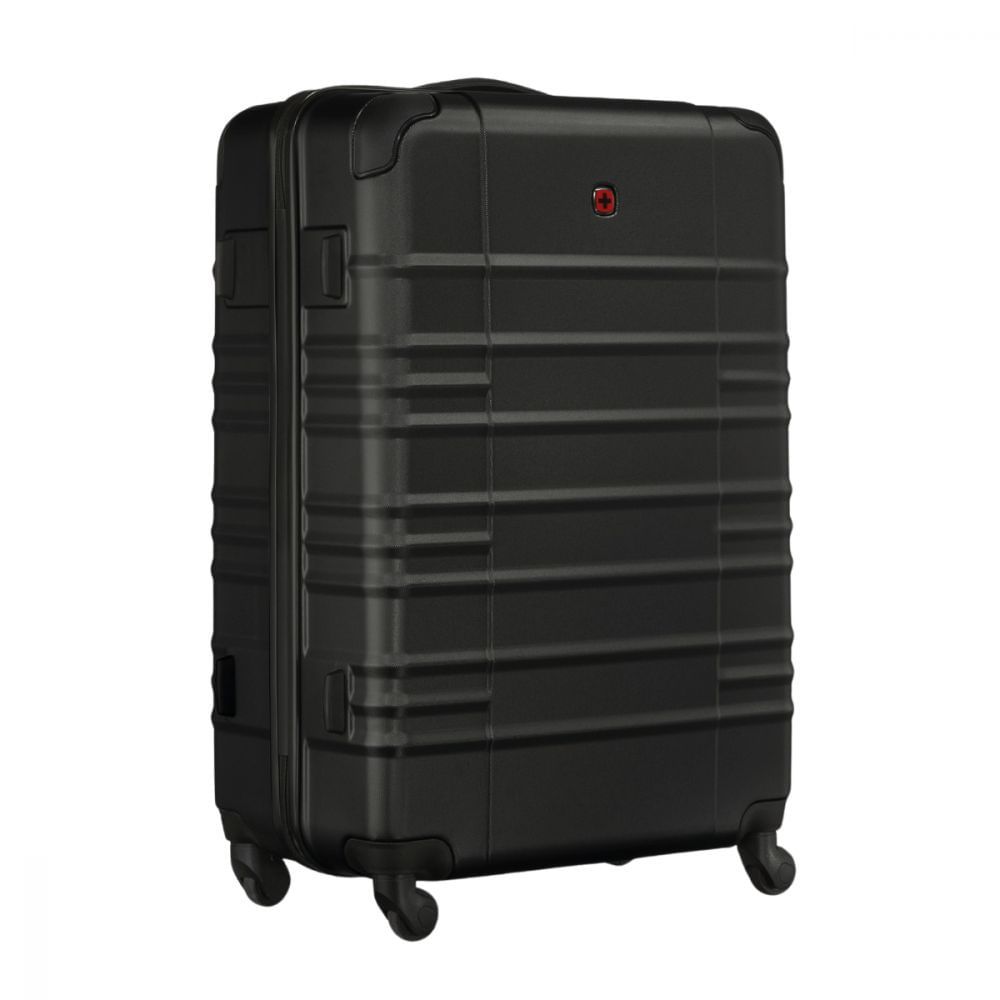 Valigia Rigida WENGER Energie Large – Trolley 4 Ruote 106L Espandibile – TSA, Grigio – Compagno Di Viaggi