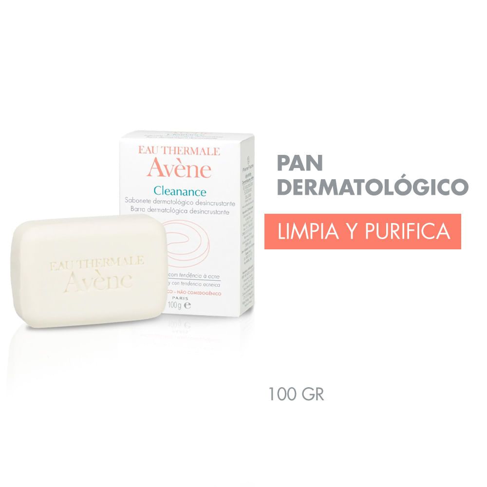 Jabón Dermatológico Avene Cleanance Pieles Grasas - Acne - Openfarma