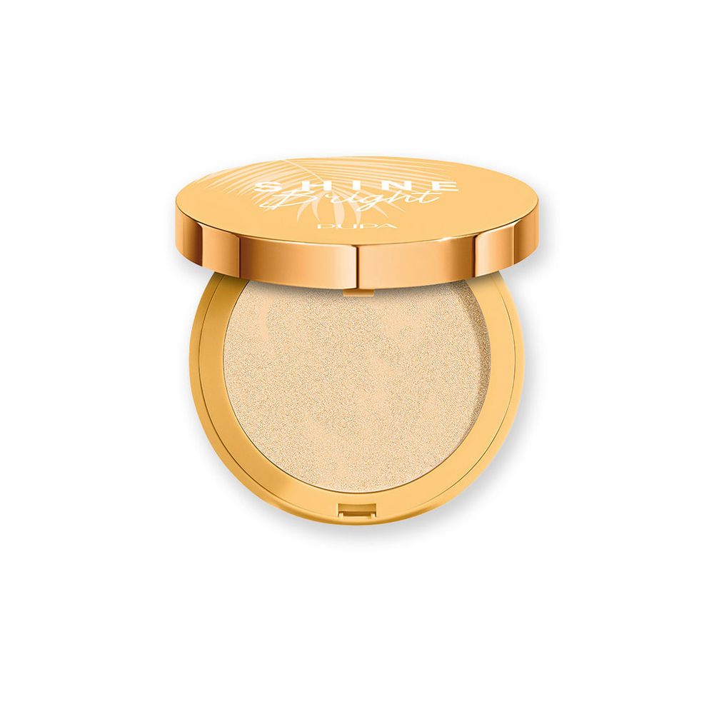 PUPA Shine Bright All-in-One Palette – 4 Lidschatten & 2 Highlighter Für Strahlende Looks