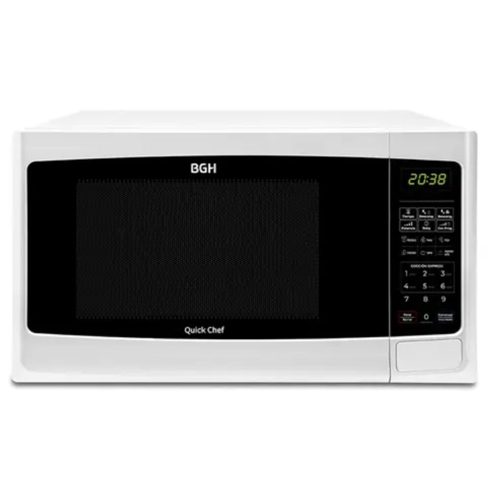 Microondas Quick Chef Bgh B228db9 Grill 28lts Blanco