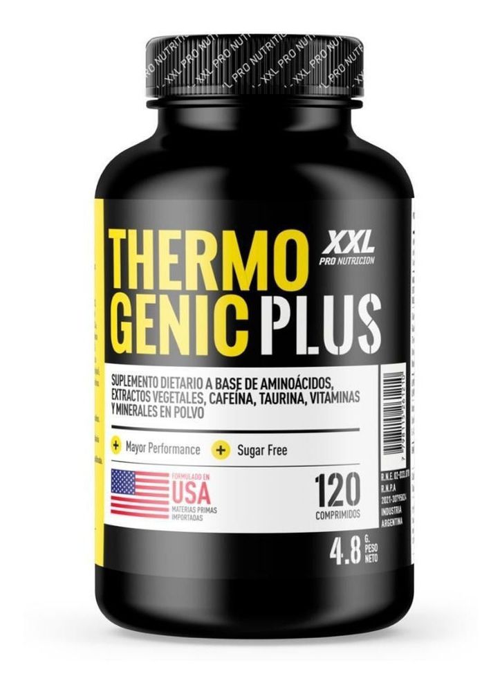 Thermogenic Plus 120 comp. SaborSin Sabor XXL