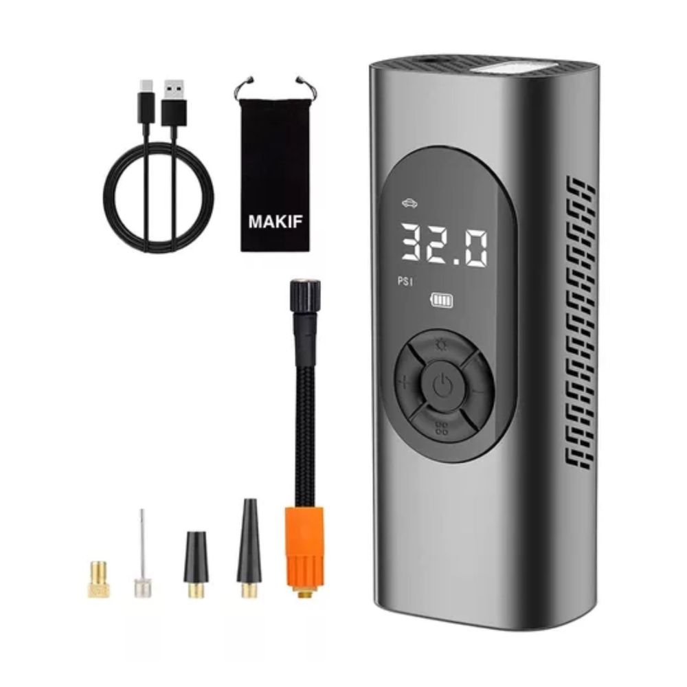 Compresor De Aire Mini Portatil Recargable Usb Premium Auto