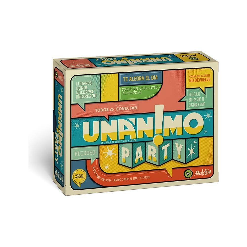 Asmodee Unanimo Party - Gioco Da Tavolo Di Parole E Creatività Per 3-12 Giocatori, Dagli 8 Anni In Su - 4