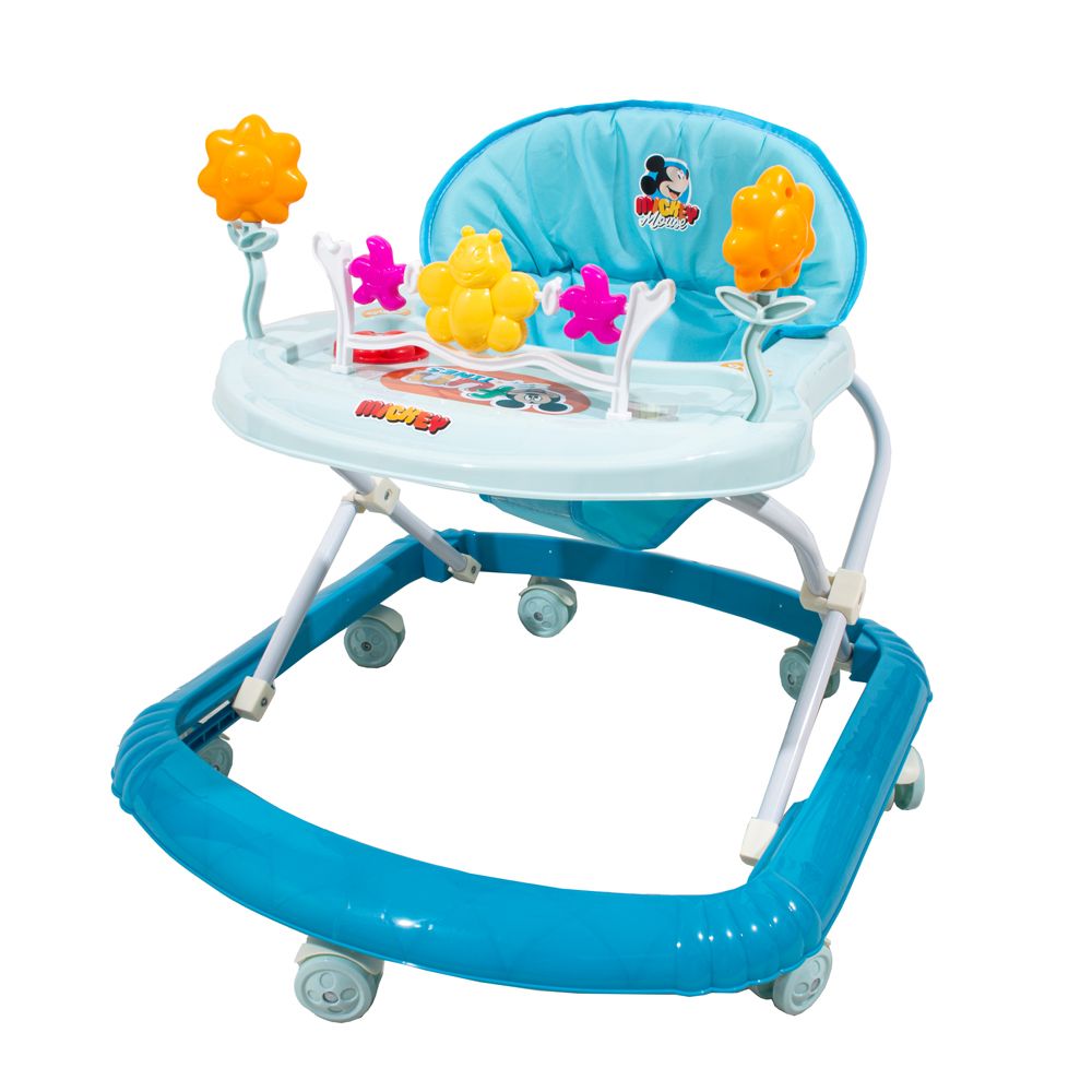 Andador Caminador Bebe Plegable Liviano Disney 144 Celeste