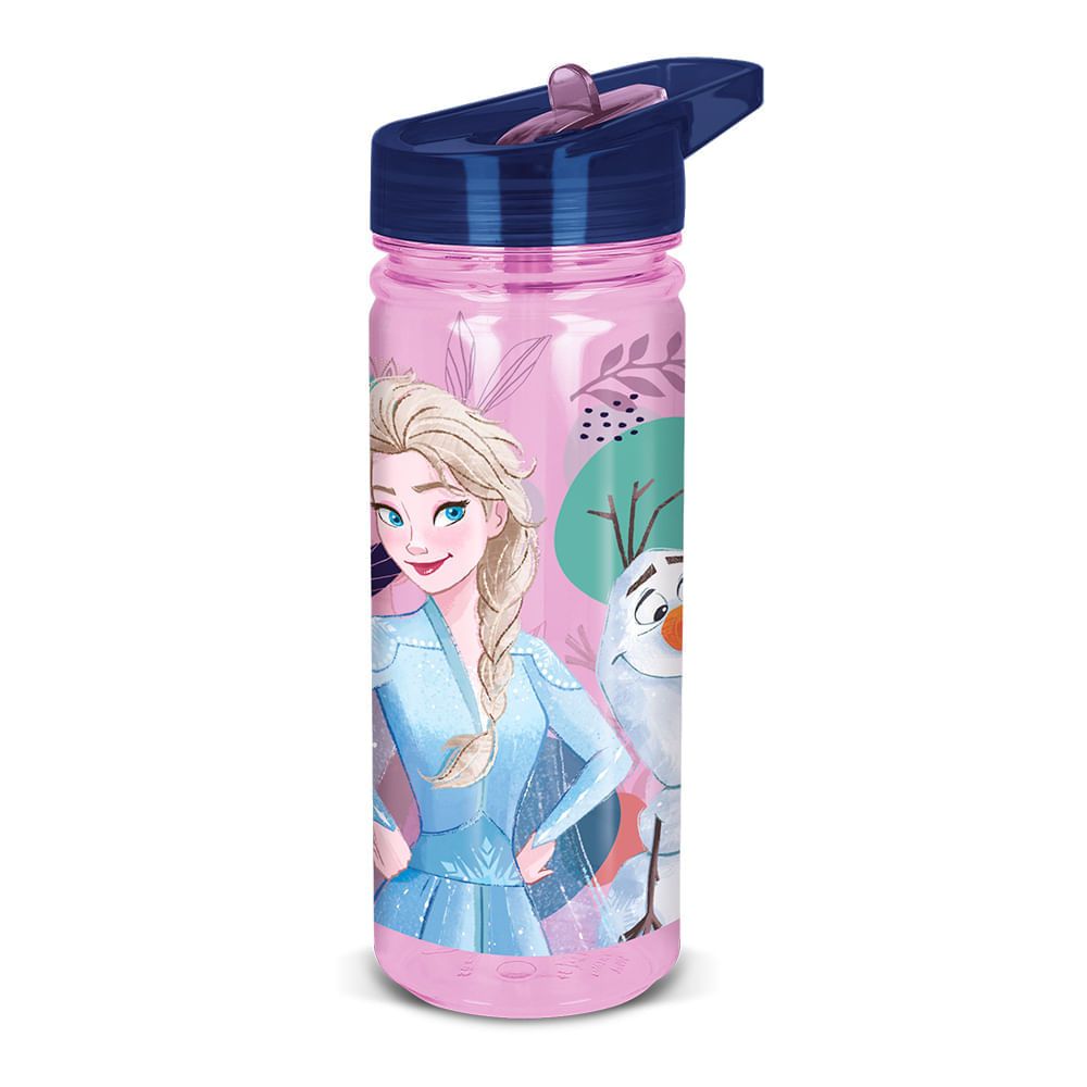 Bouteille Enfant Frozen 560ml Stor - Sans BPA, Réutilisable, Trust The Journey
