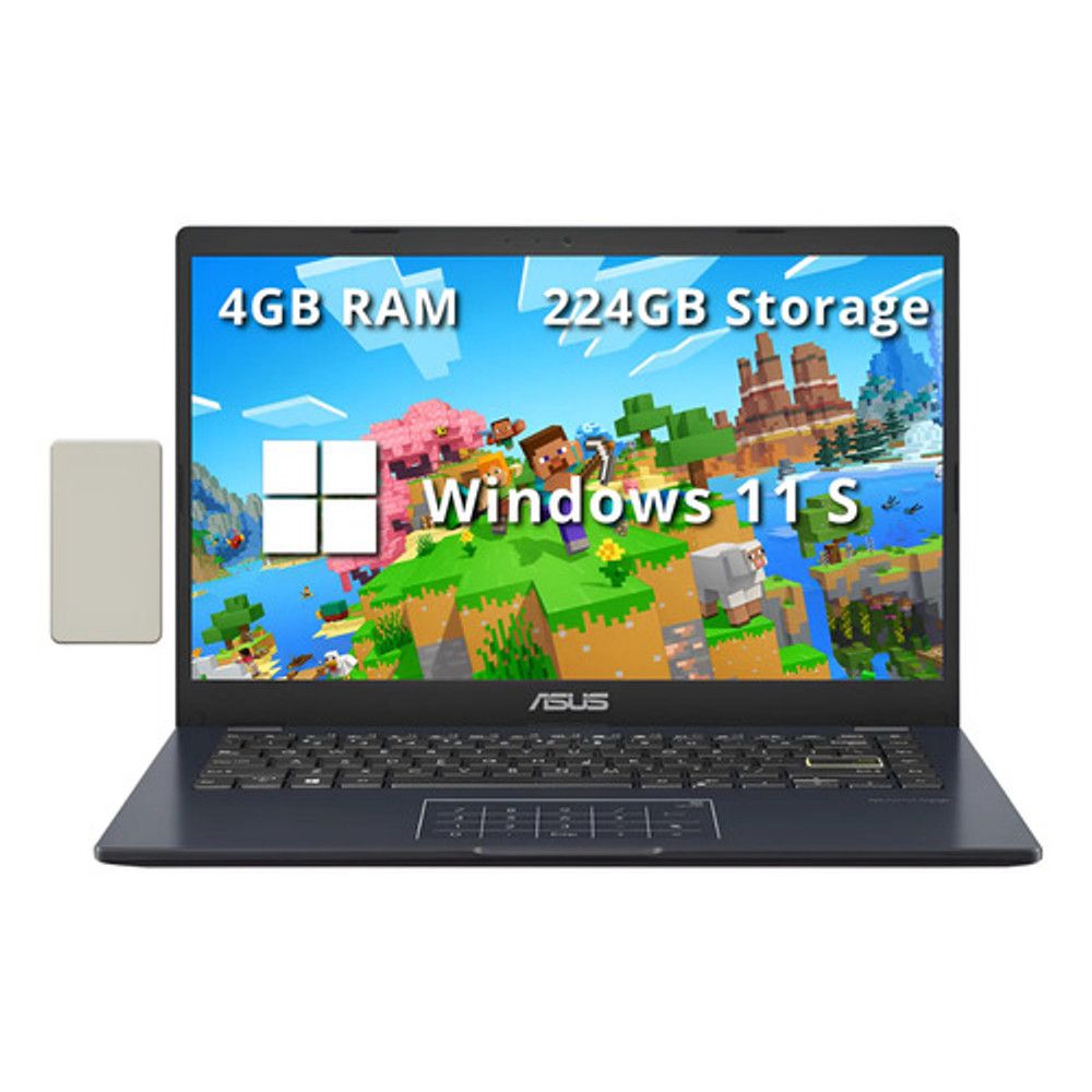 Portatil 14 Polegadas Asus Portátil De 14 Pulgadas Fhd Intel Celeron N4500, 4 Gb R Azul