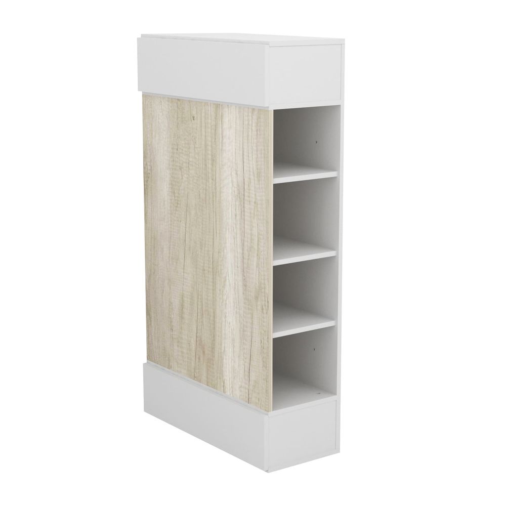 Mueble de Guardado Zapatero Multiuso 2 cajones Helsinki Blanco