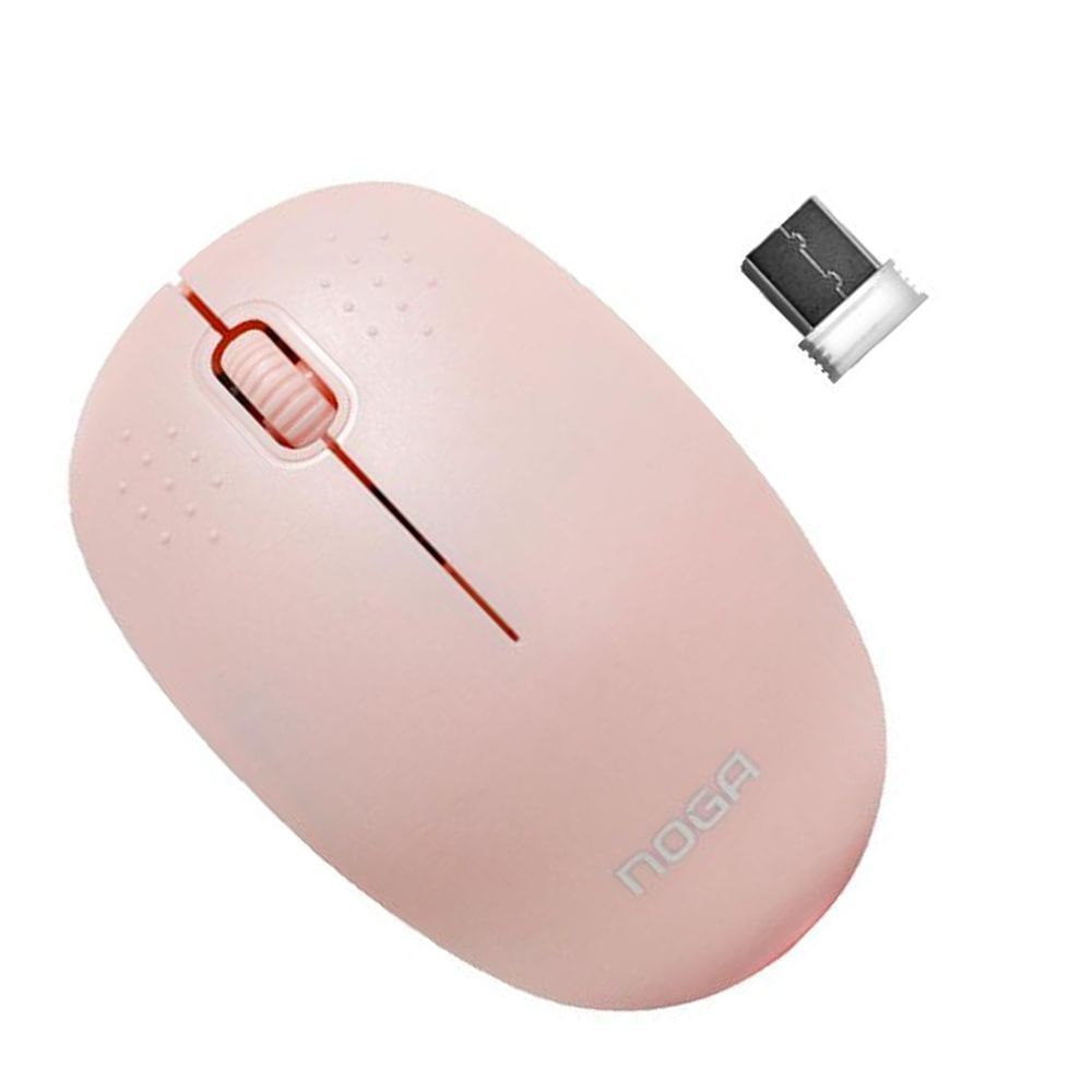 Mouse Inalambrico Para Notebook Pc Tablet Oficina Gamer Juego Rosa