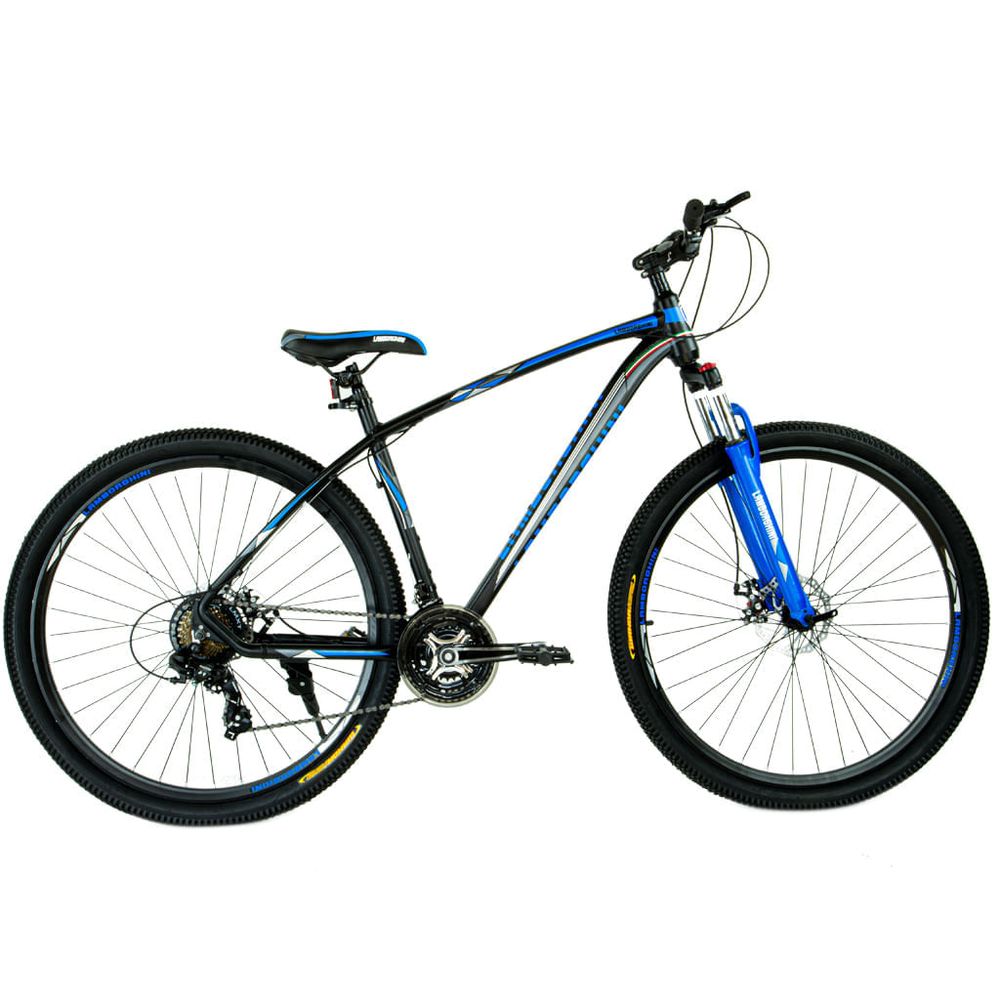 Mountain Bike Lamborghini R29 Negro y Azul Talle M