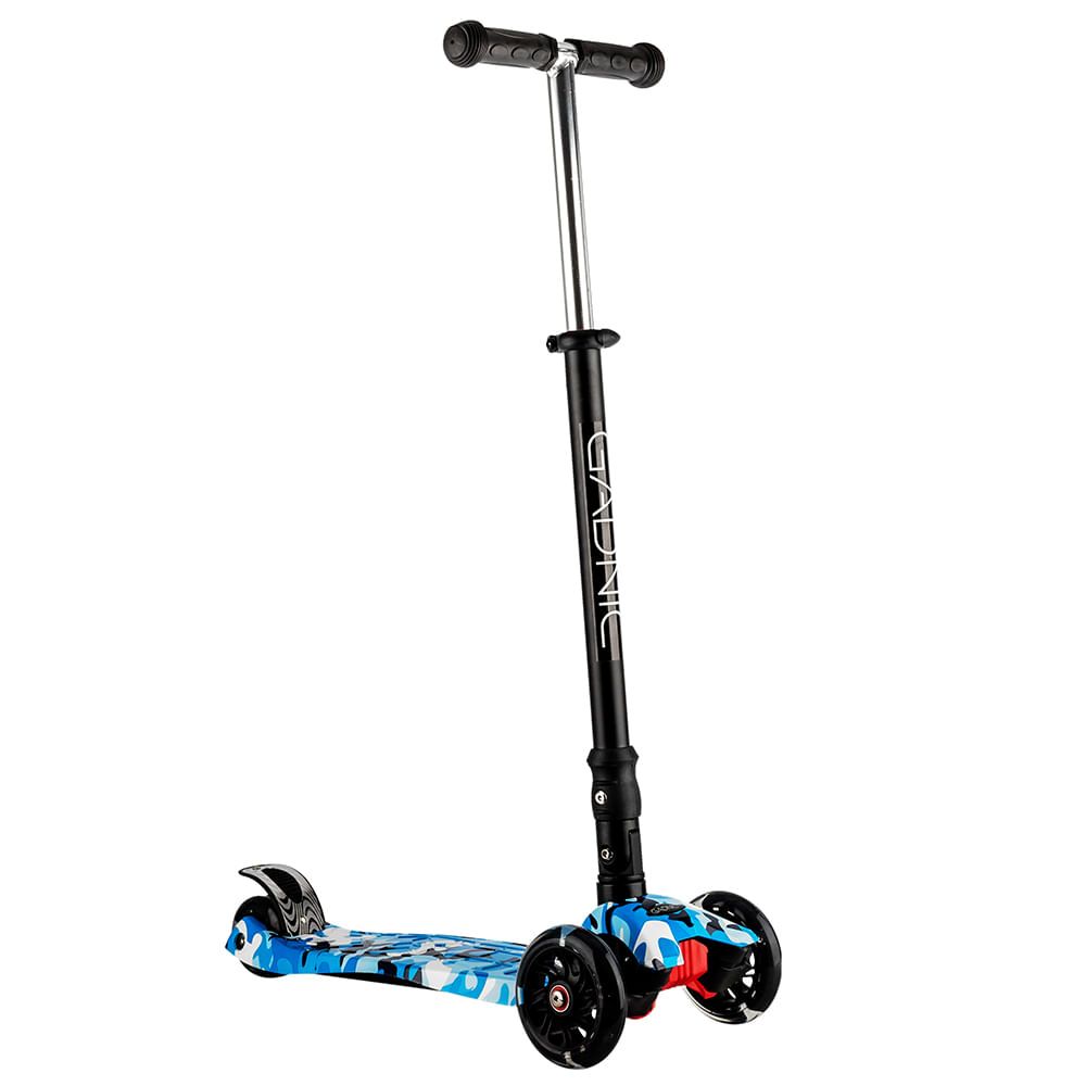 Muuwmi Longboard Compact ABEC 7 Space, met lichtgevende wielen : Muuwmi
