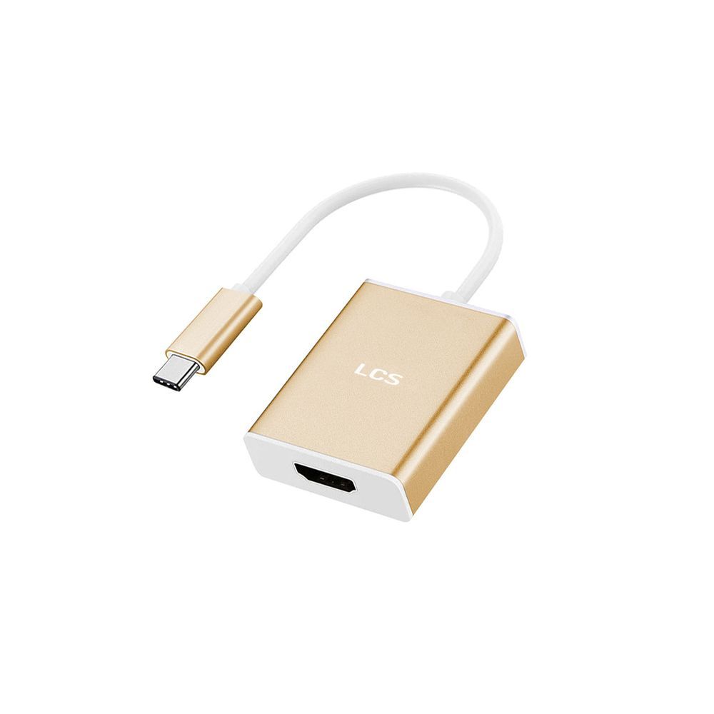 Cable Adaptador Conversor Usb-c A Hdmi Lcs Premium Full Hd Dorado