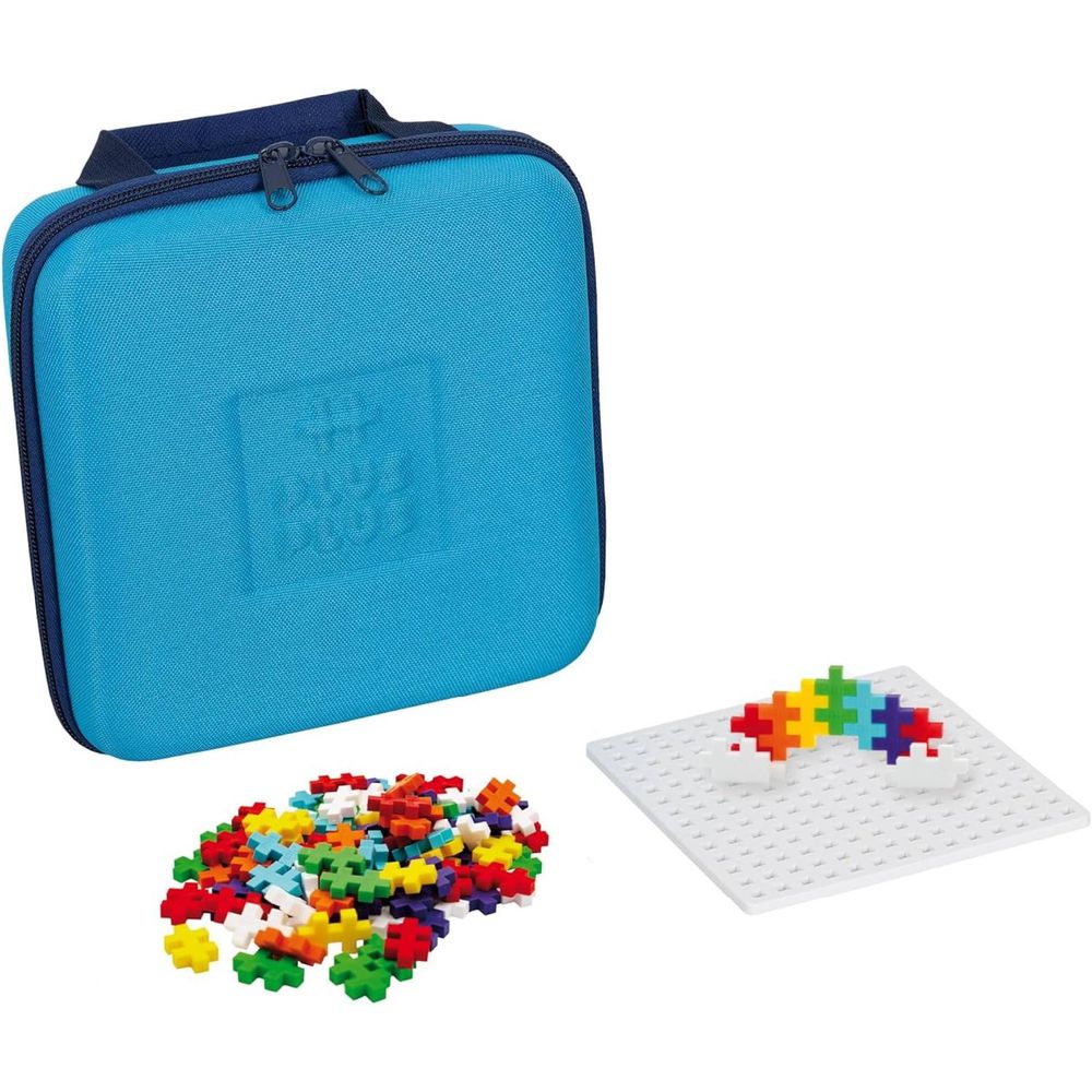 PLUS PLUS Building Set with Travel Case, 3D Open