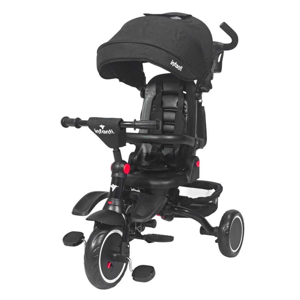 Triciclo Multifuncional Plegable Infanti Jy-t08e Negro
