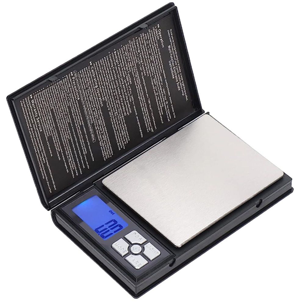 Balanza De Precisión Digital A 2kg Platina Oro Polvo