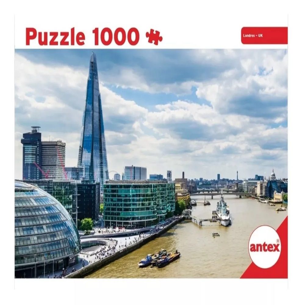 Puzzle Lais 1000 Pezzi: Autobus A Londra, Panorama Urbano In Bianco E Nero - 4
