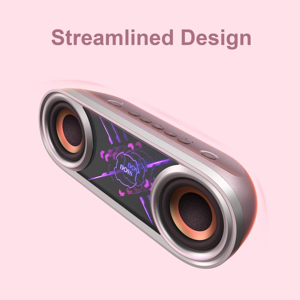 Altavoz Bluetooth DOSS SoundBox Pro+ P400 50W Estéreo Rosa