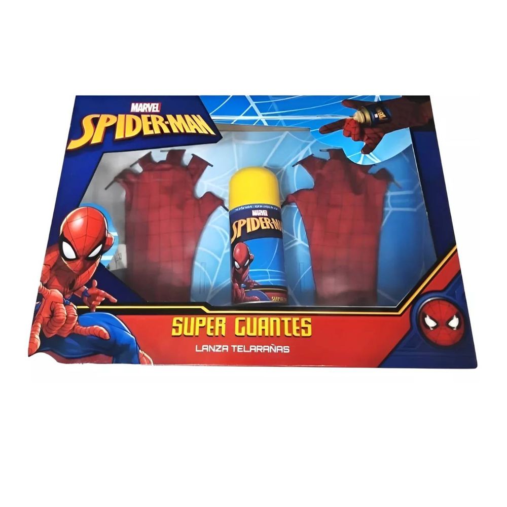 Super Guantes Spiderman Con Lanza Telarana