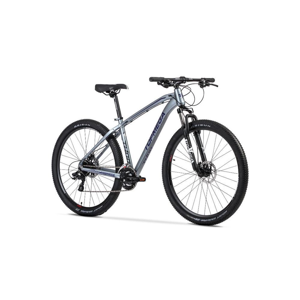 Bicicleta TopMega MTB Thor R29 24V Aluminio Gris Talle M 1009659