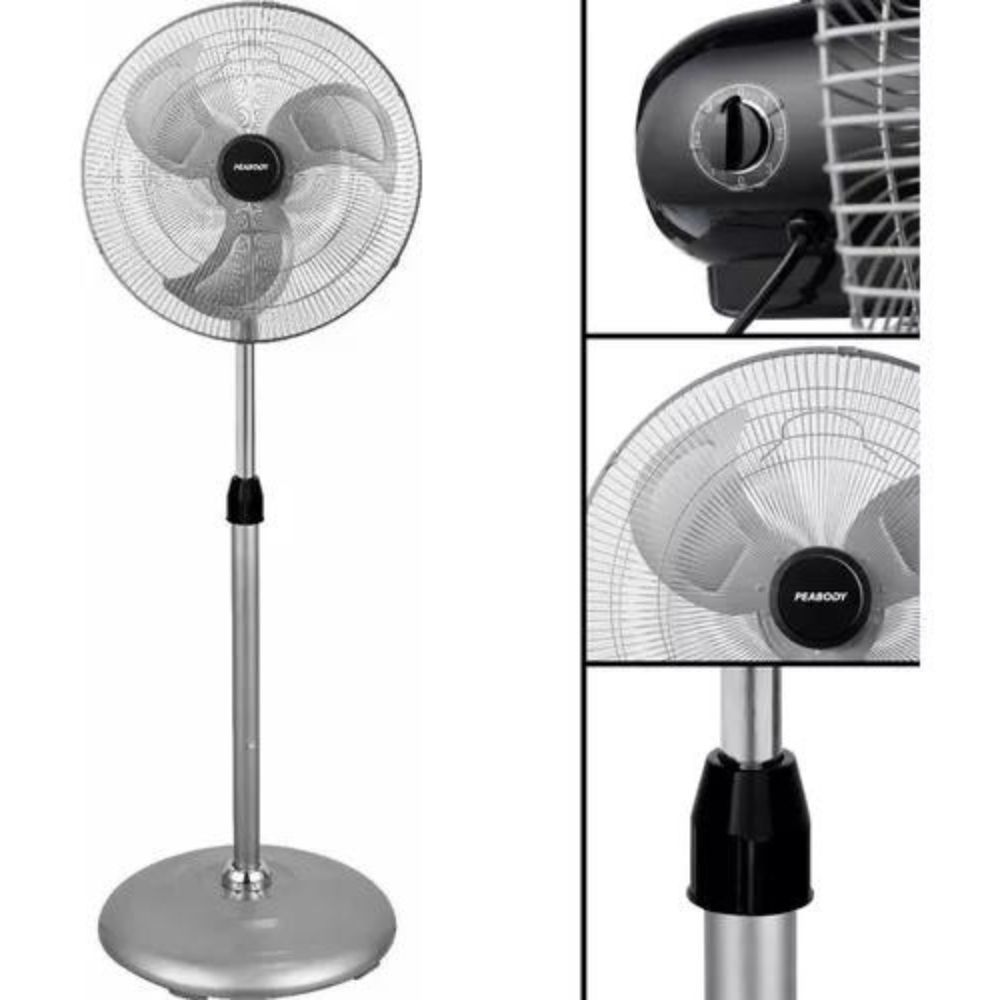 Ventilador De Pie Peabody W Metal Pulgadas Velocidades