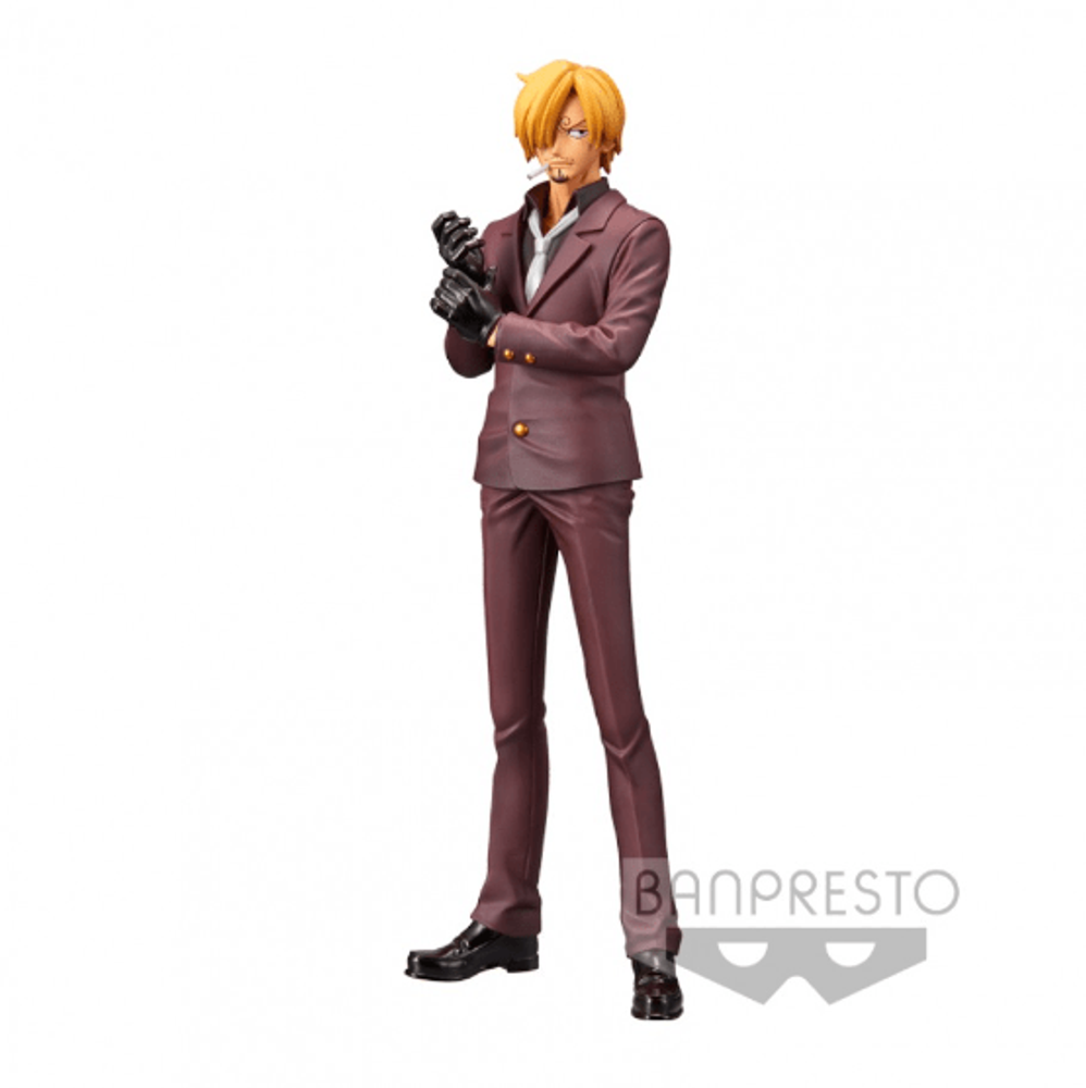Banpresto Sanji Figur (One Piece) – Rauchend, Mit Anzug & Eierkopf, Ca. 17 Cm Hoch, Sammler-Statue