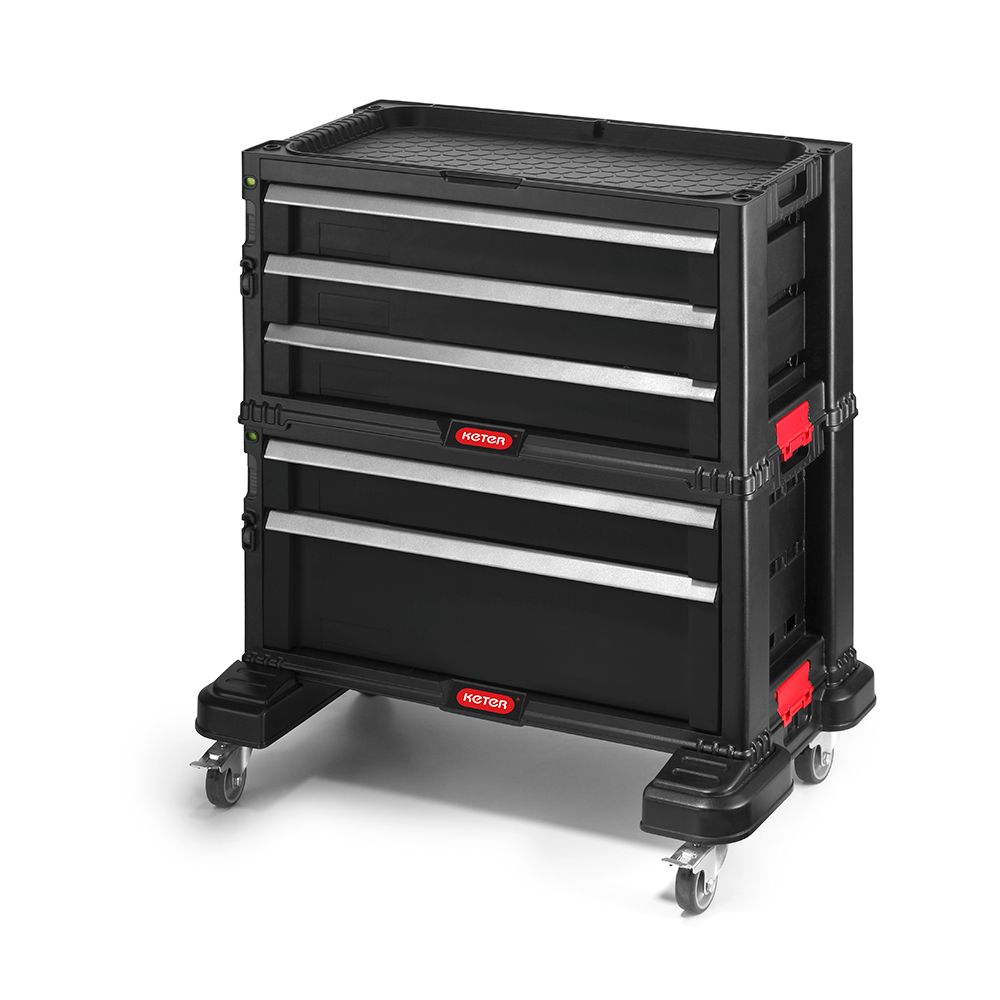 Gabinete Carro Porta Herramientas Modular 2 3 Cajones Keter