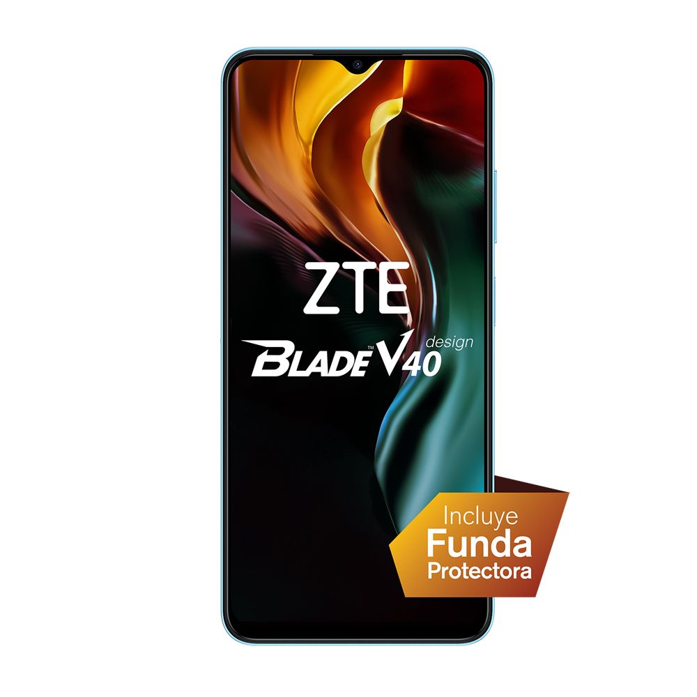 Celular ZTE Blade V40 Design 128GB Sky Blue