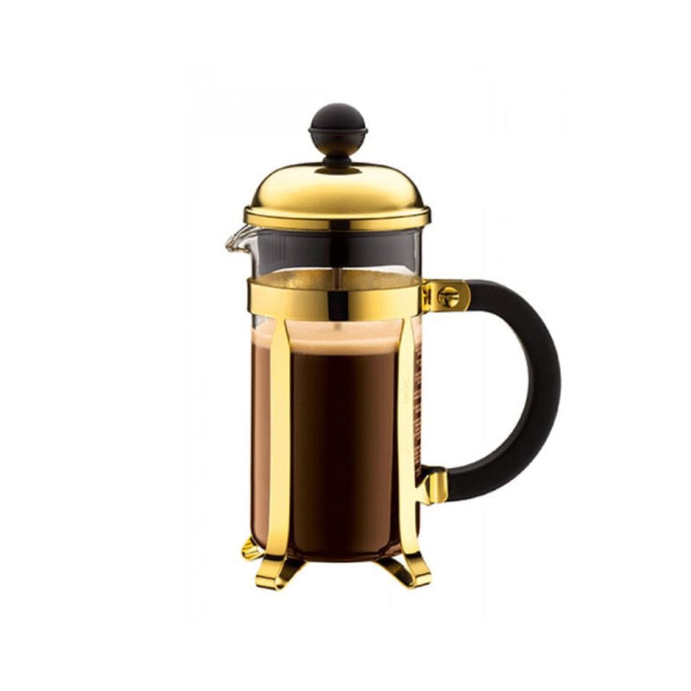 Cafetera Francesa De Cristal Y Acero Inoxidable Con Embolo Capacidad De 800  ml