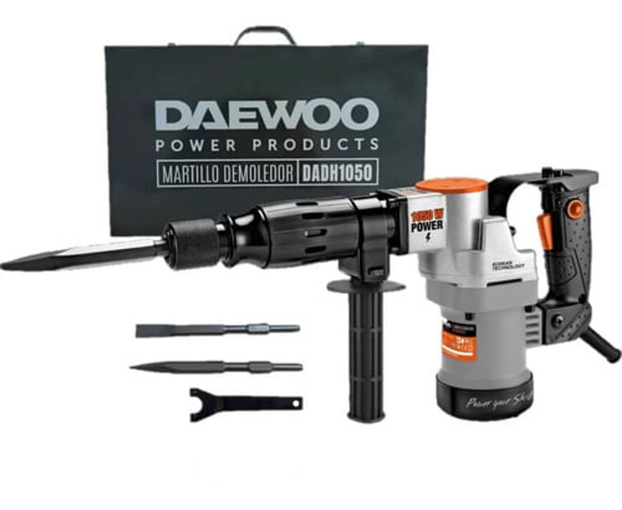 Martillo Demoledor Daewoo 1050w 15j 17mm + Puntas + Maletin