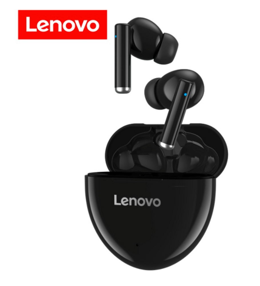 Auriculares True Wireless Lenovo Bluetooth Headset Ht06 Color Negro