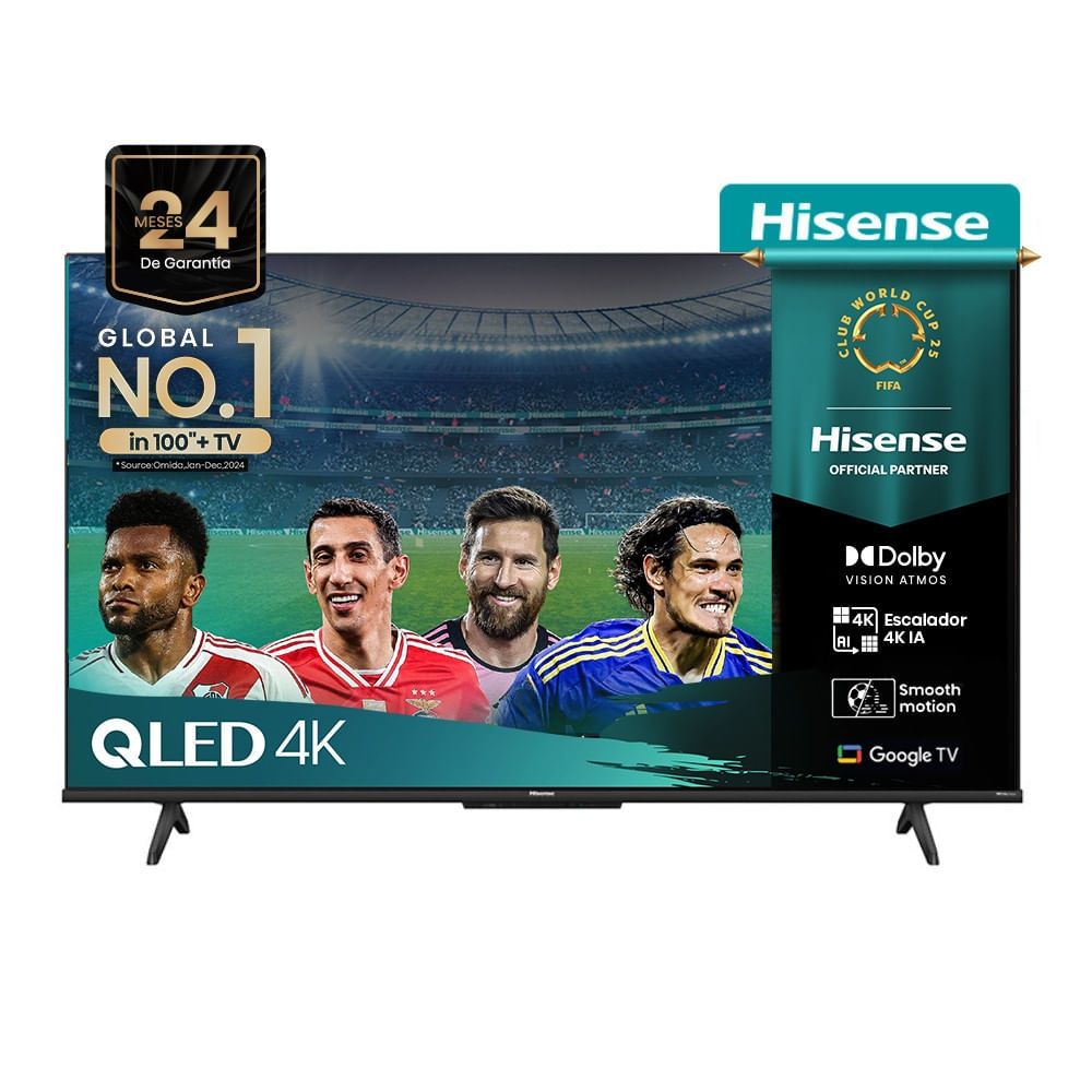 Smart TV 55" Hisense QLED Google TV 55Q6N