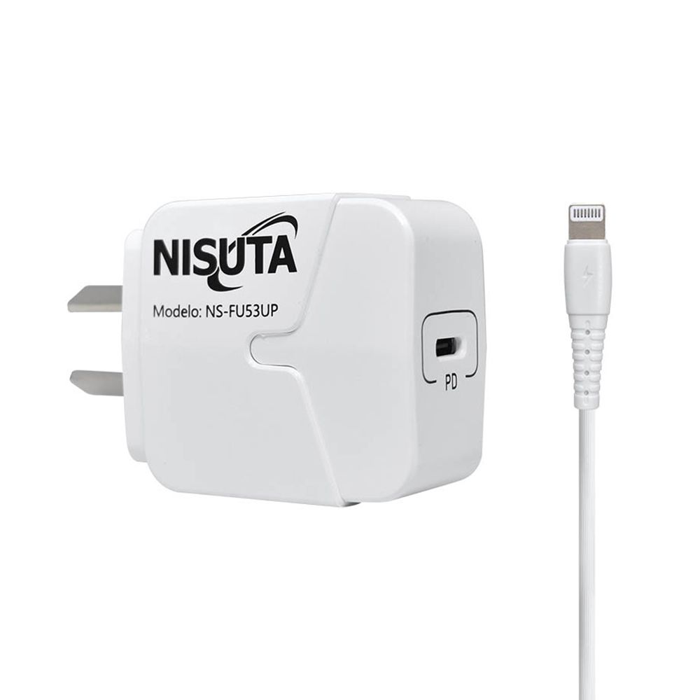 Cargador (NSCO14U) USB doble para auto y divisor a 2 puertos 12/24V