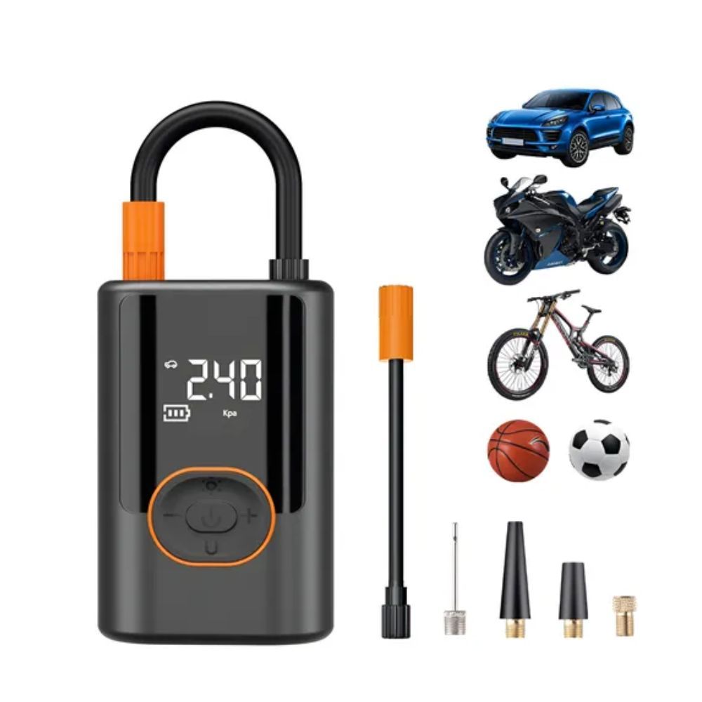 Mini Compresor De Aire Inflador Portátil Digital Recargable