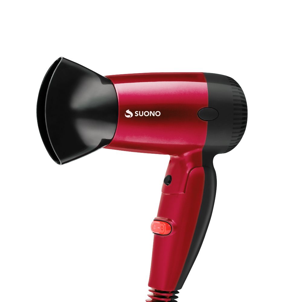 Secador De Pelo Suono Gw-6521 1200w 2 Velocidades Rojo