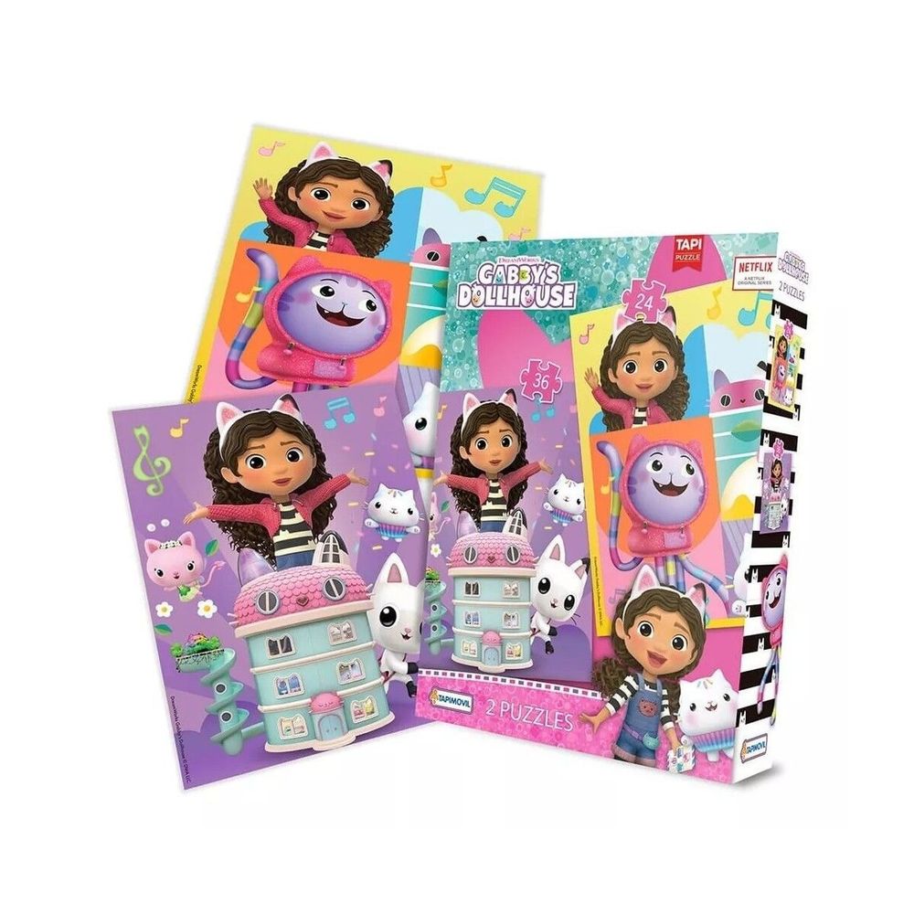 Puzzle Gabbys Dollhouse 2 Rompecabezas