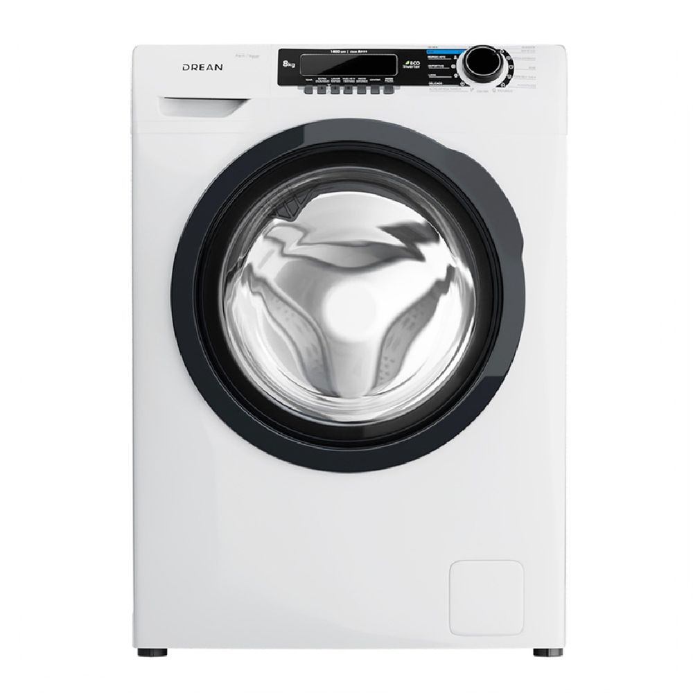 Lavarropas Drean Lfdr0814Sb0 Frontal 8 Kg 1400 Rpm Inverter Blanco