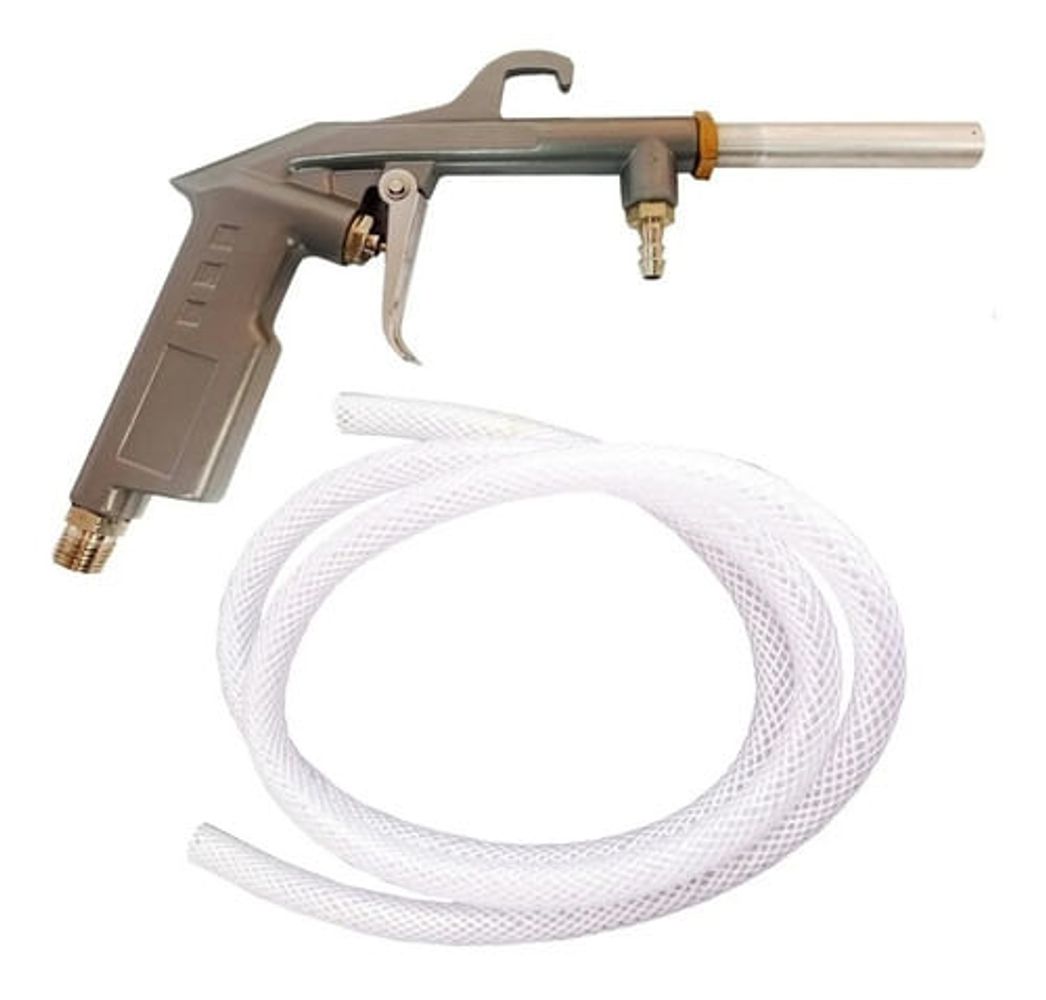 Pistola Para Pintar Pico Metalico P/ Compresor Succion 1l